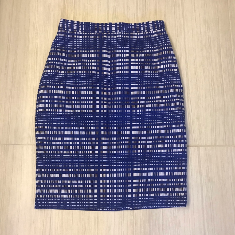 Banana Republic jacquard pencil skirt